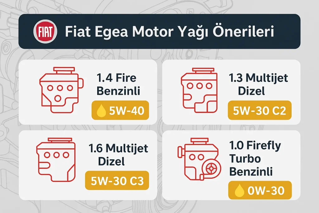 egea motor yağı kaç numara olmalı