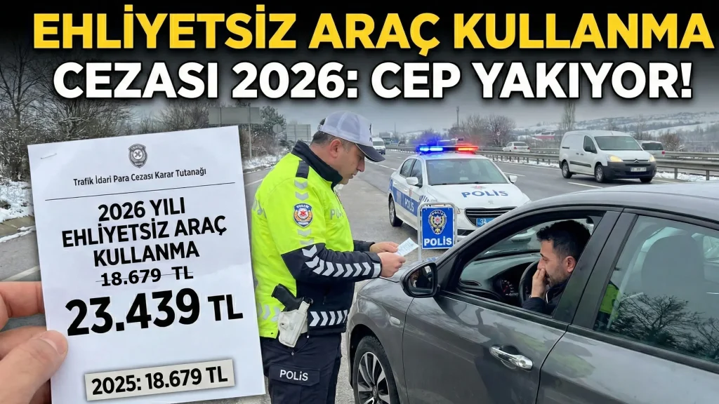 Ehliyetsiz Araba Kullanma Cezası